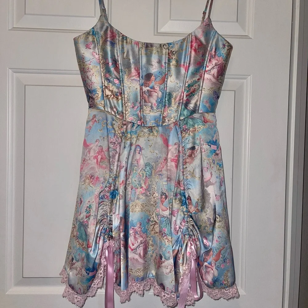 Dolls Kill Sugar Thrillz Pastel Fantasy Dress - Picture 1 of 12
